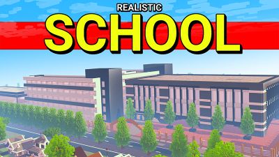 Realistic School on the Minecraft Marketplace by Pickaxe Studios