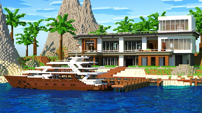 Modern Villa on the Minecraft Marketplace by Cypress Games Modern Villa on the Minecraft Marketplace by Cypress Games