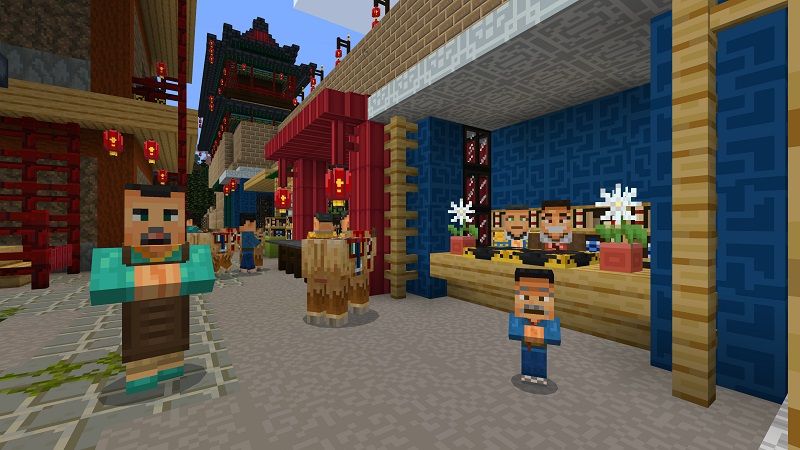 Chinese Mythology Mash-up by Minecraft