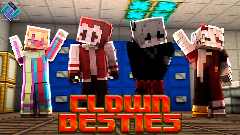 Clown Besties on the Minecraft Marketplace by PixelOneUp Clown Besties on the Minecraft Marketplace by PixelOneUp