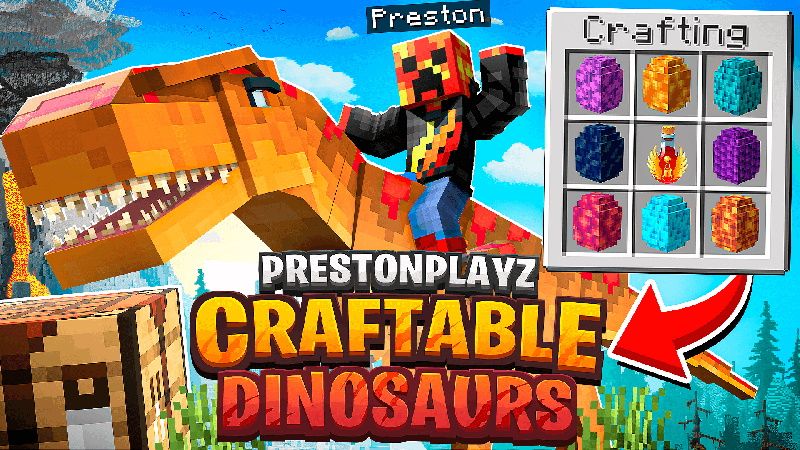 Prestons Craftable Dinosaurs on the Minecraft Marketplace by Meatball Inc Prestons Craftable Dinosaurs on the Minecraft Marketplace by Meatball Inc