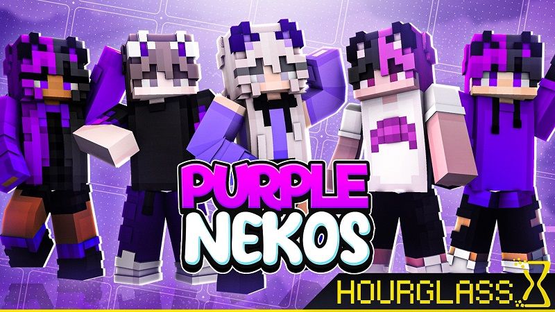 Purple Nekos on the Minecraft Marketplace by Hourglass Studios Purple Nekos on the Minecraft Marketplace by Hourglass Studios