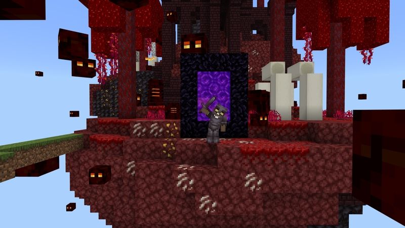 Skyblock Raining Mobs by Cynosia