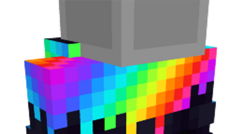 Rainbow Drip Hoodie on the Minecraft Marketplace by Mush Co