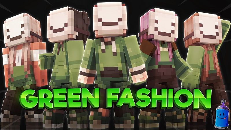 Green Fashion on the Minecraft Marketplace by Street Studios Green Fashion on the Minecraft Marketplace by Street Studios