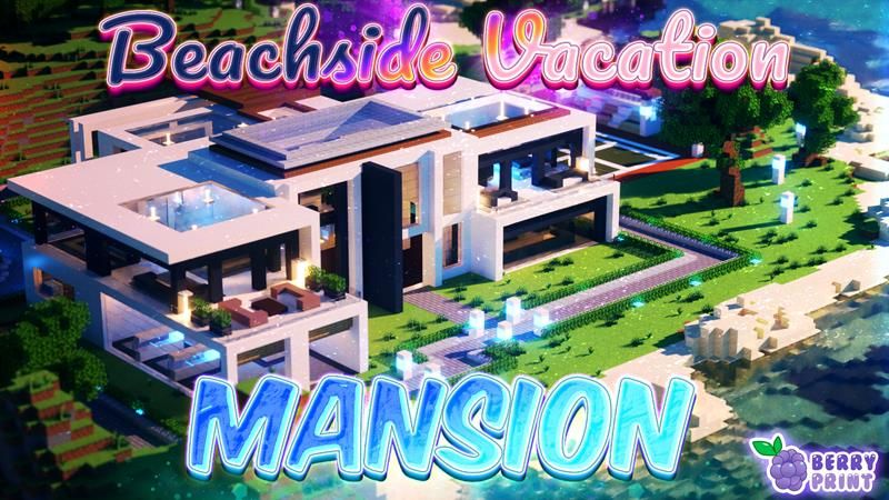 Beachside Vacation Mansion on the Minecraft Marketplace by Razzleberries