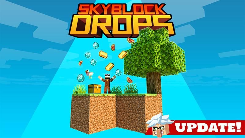 Skyblock Drops on the Minecraft Marketplace by Cubed Creations Skyblock Drops on the Minecraft Marketplace by Cubed Creations