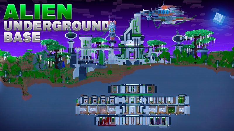 Alien Underground Base on the Minecraft Marketplace by Street Studios