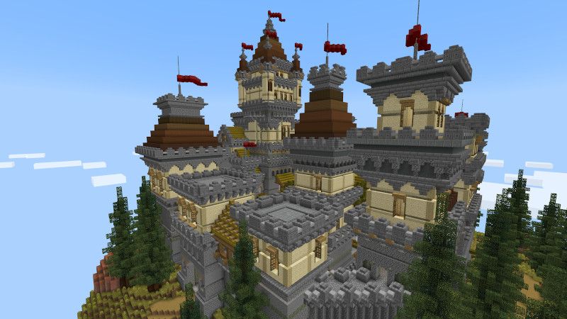 Lucky Block Skyblock Castle by Kreatik Studios