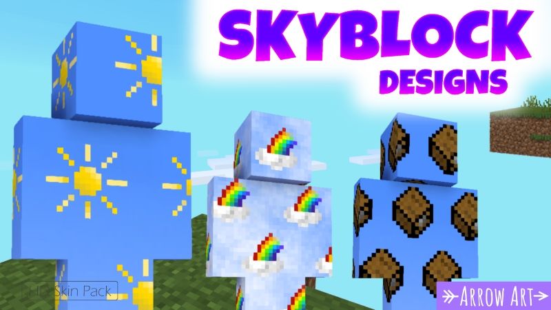 Skyblock Designs on the Minecraft Marketplace by Arrow Art Games