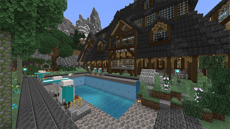 Cottage Lost in the Mountains by Netherpixel