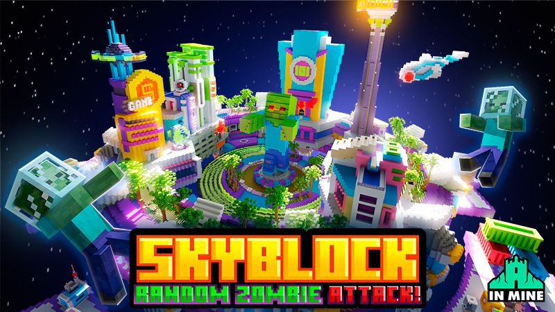 Skyblock Random Zombie Attack on the Minecraft Marketplace by In Mine