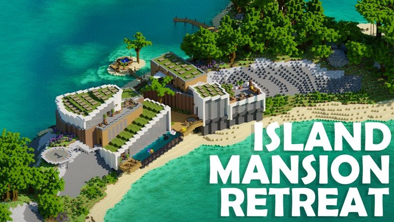 Island Mansion Retreat on the Minecraft Marketplace by Nitric Concepts