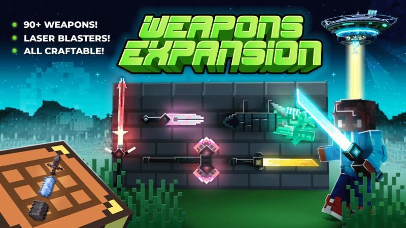 Weapons Expansion SCIFI on the Minecraft Marketplace by Shapescape Weapons Expansion SCIFI on the Minecraft Marketplace by Shapescape