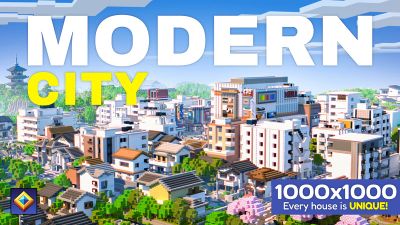 Modern City on the Minecraft Marketplace by Overtales Studio