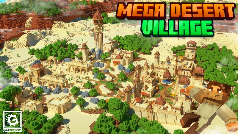 Mega Desert Village on the Minecraft Marketplace by Gearblocks Mega Desert Village on the Minecraft Marketplace by Gearblocks