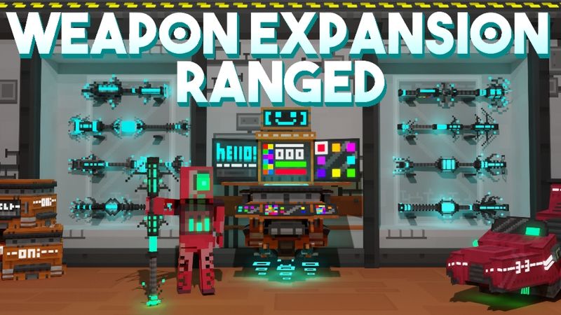 Weapon Expansion Ranged on the Minecraft Marketplace by Snail Studios Weapon Expansion Ranged on the Minecraft Marketplace by Snail Studios