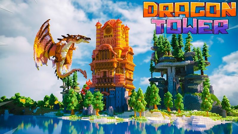 Dragon Tower on the Minecraft Marketplace by Street Studios Dragon Tower on the Minecraft Marketplace by Street Studios