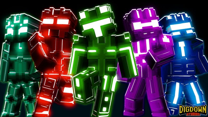 Neon Heroes on the Minecraft Marketplace by Dig Down Studios