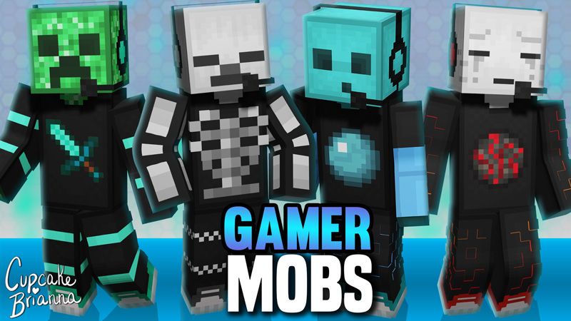 Gamer Mobs HD Skin Pack on the Minecraft Marketplace by CupcakeBrianna Gamer Mobs HD Skin Pack on the Minecraft Marketplace by CupcakeBrianna