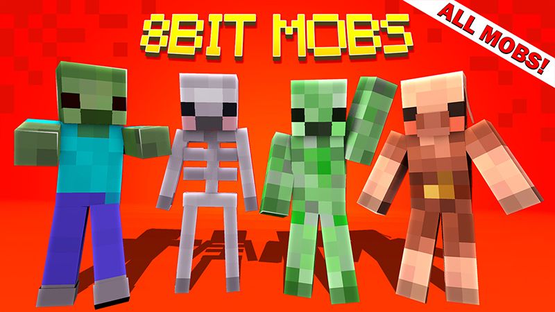 8Bit Mobs by HeroPixels (Minecraft Skin Pack) - Minecraft Marketplace