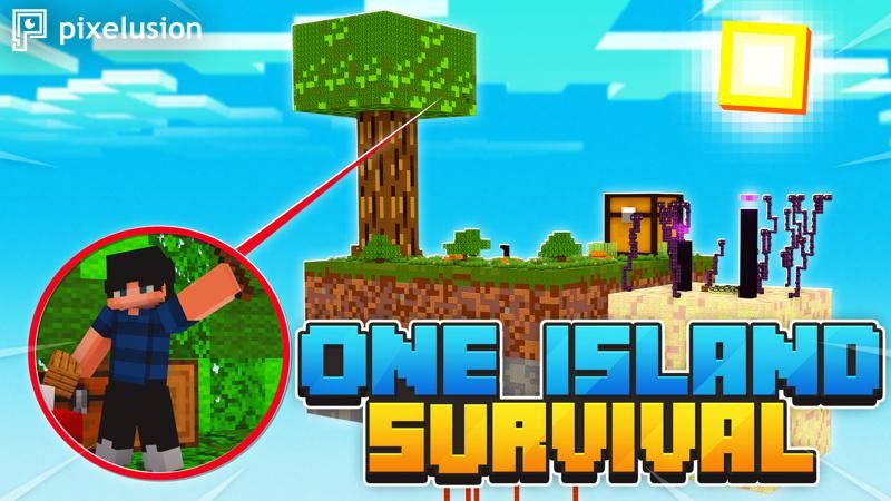 One Island Survival on the Minecraft Marketplace by Pixelusion