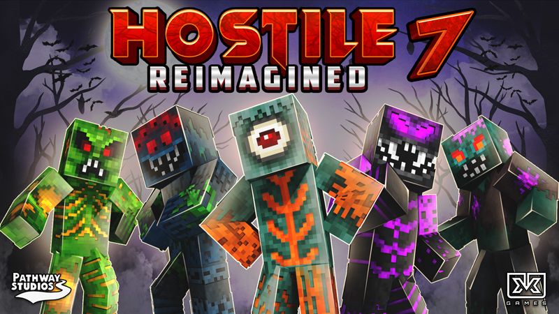 Hostile Reimagined 7 on the Minecraft Marketplace by Pathway Studios