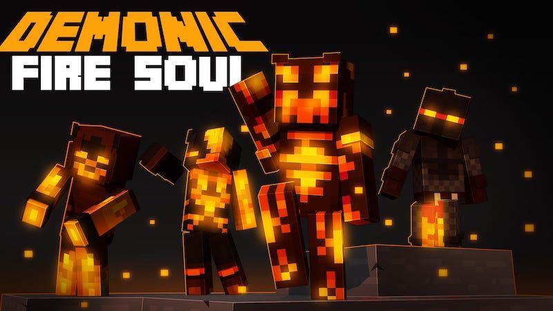 Demonic Fire Soul on the Minecraft Marketplace by Block Factory