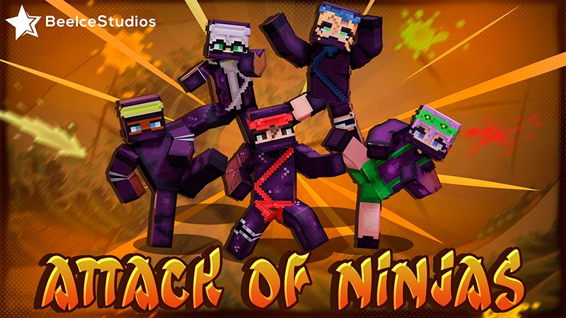 Attack of Ninjas on the Minecraft Marketplace by Kora Studios
