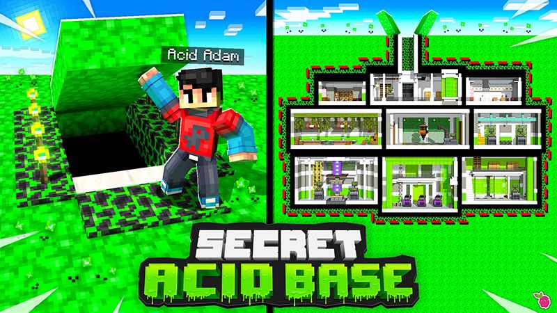Secret Acid Base on the Minecraft Marketplace by Razzleberries