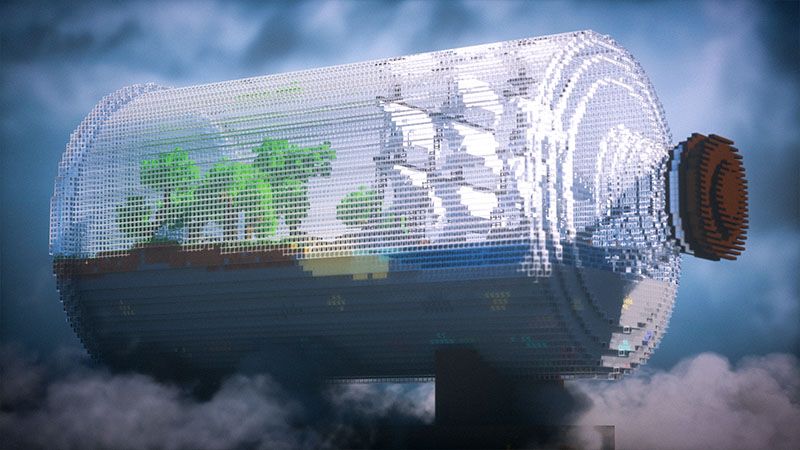 World in a Bottle on the Minecraft Marketplace by Odyssey Builds World in a Bottle on the Minecraft Marketplace by Odyssey Builds