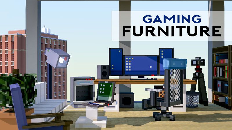 Gaming Furniture on the Minecraft Marketplace by Nitric Concepts Gaming Furniture on the Minecraft Marketplace by Nitric Concepts