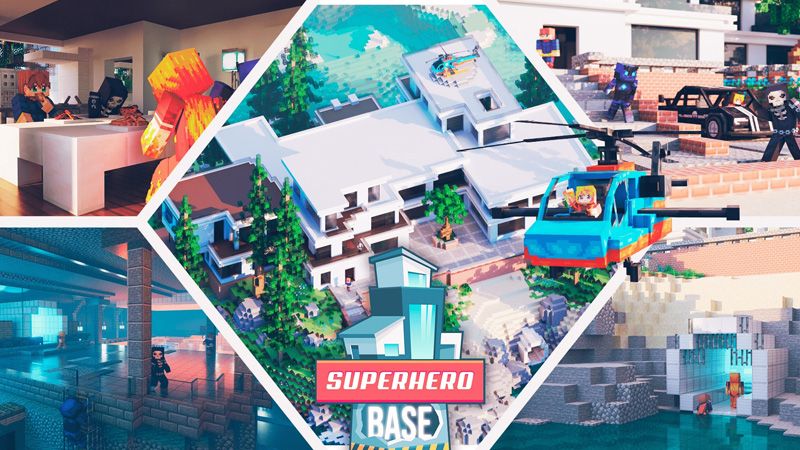 Superhero Base on the Minecraft Marketplace by Odyssey Builds Superhero Base on the Minecraft Marketplace by Odyssey Builds