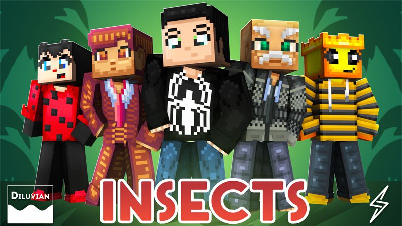 Insects by Diluvian (Minecraft Skin Pack) - Minecraft Marketplace (via ...