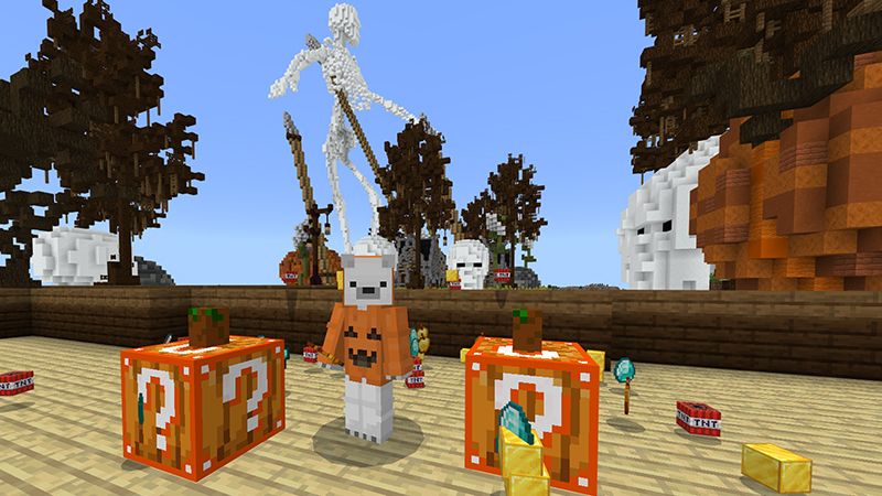 Halloween Trick or Treat Block by Pickaxe Studios