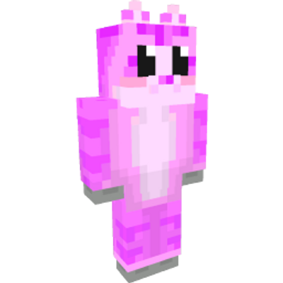Cute Anime Cat Onesie on the Minecraft Marketplace by King Cube