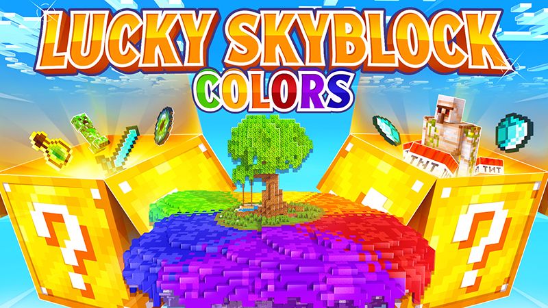 Lucky Skyblock Colors on the Minecraft Marketplace by Norvale Lucky Skyblock Colors on the Minecraft Marketplace by Norvale