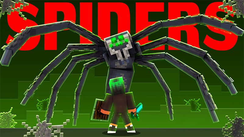Spiders on the Minecraft Marketplace by Dig Down Studios