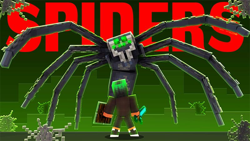 Spiders on the Minecraft Marketplace by Dig Down Studios Spiders on the Minecraft Marketplace by Dig Down Studios