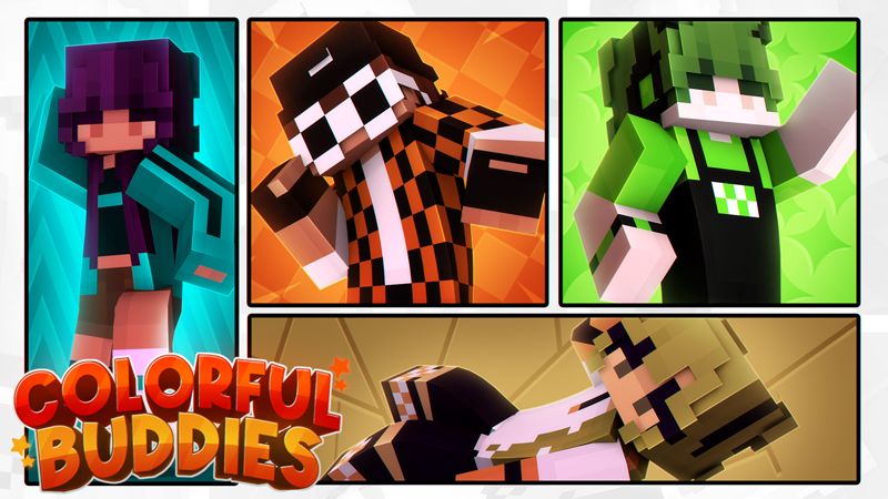 Colorful Buddies on the Minecraft Marketplace by Duh Colorful Buddies on the Minecraft Marketplace by Duh