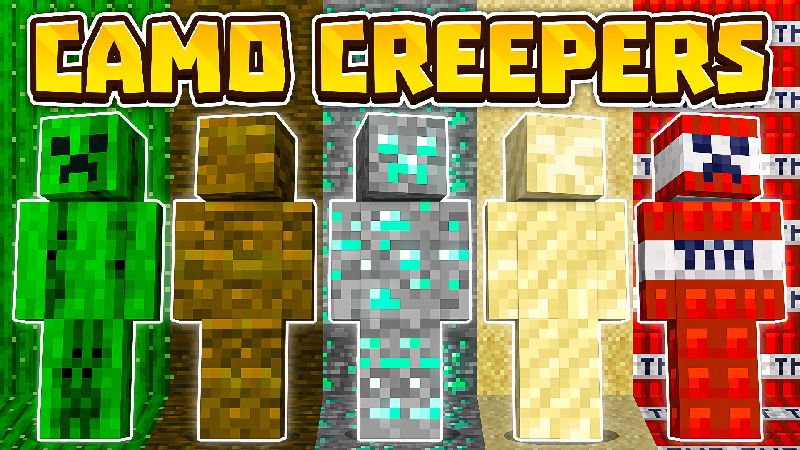 CAMO CREEPERS on the Minecraft Marketplace by Radium Studio