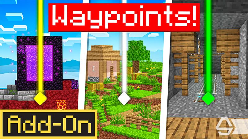 Waypoints AddOn on the Minecraft Marketplace by Diamond Studios