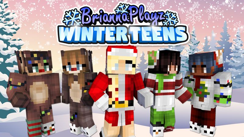 BriannaPlayz Winter Teens by FireGames (Minecraft Skin Pack ...