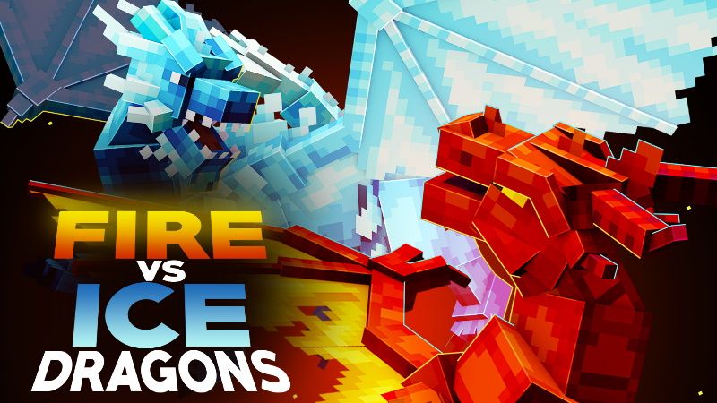 ICE VS FIRE DRAGONS on the Minecraft Marketplace by Levelatics