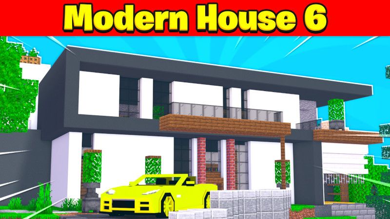 Modern House 6 on the Minecraft Marketplace by Kreatik Studios Modern House 6 on the Minecraft Marketplace by Kreatik Studios