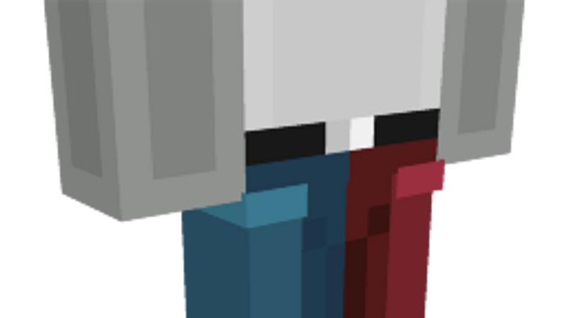 Red Blue Trousers on the Minecraft Marketplace by Kreatik Studios