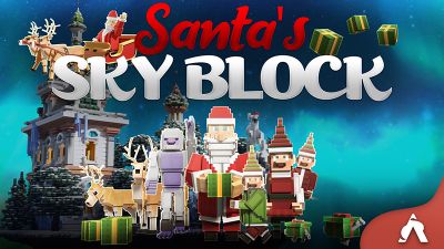 Santas Skyblock on the Minecraft Marketplace by Atheris Games
