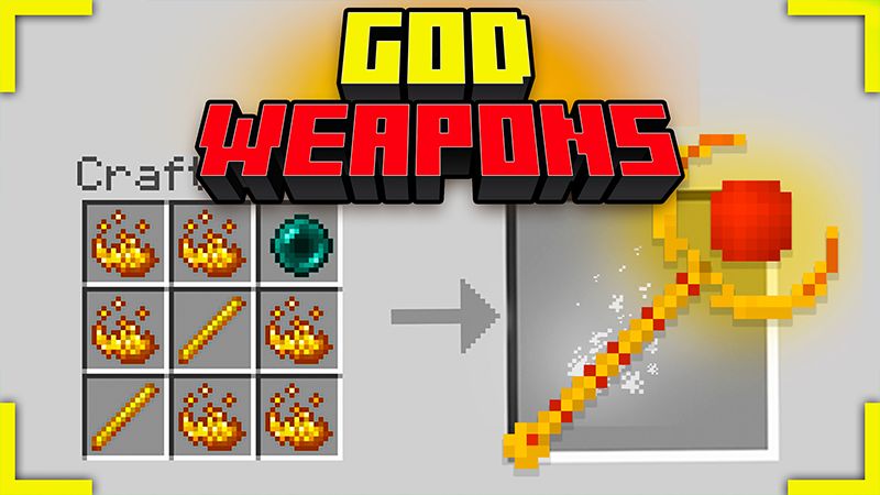 God Weapons on the Minecraft Marketplace by ChewMingo God Weapons on the Minecraft Marketplace by ChewMingo