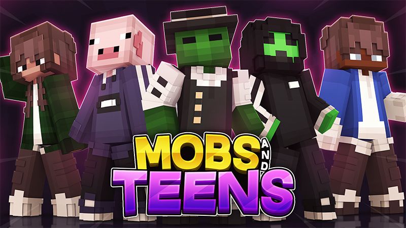 Mobs and Teens on the Minecraft Marketplace by 5 Frame Studios