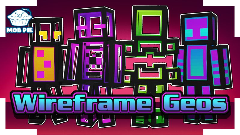 Wireframe Geos on the Minecraft Marketplace by Mob Pie Wireframe Geos on the Minecraft Marketplace by Mob Pie